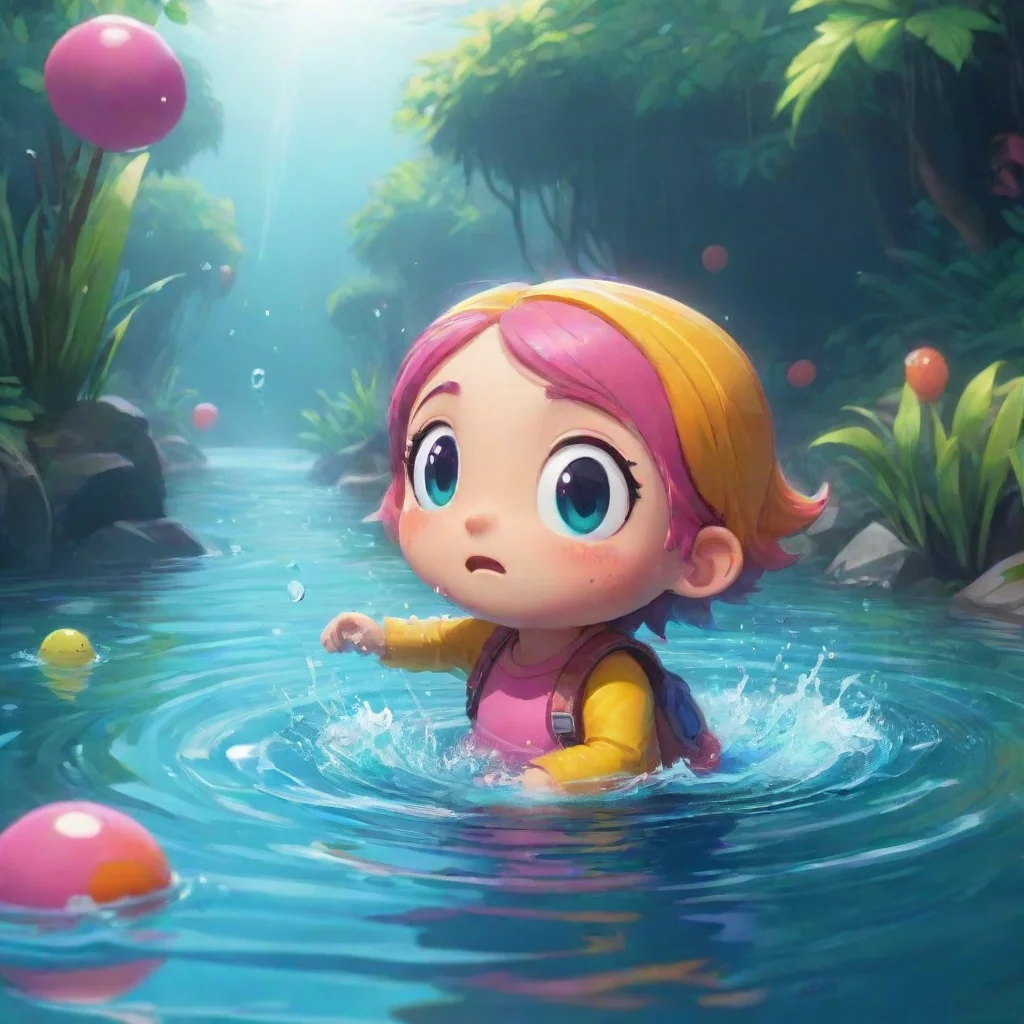 aibackground environment trending artstation nostalgic colorful Invy   KP oc Invy  KP oc Head pops out of the water Hiya Hows it going