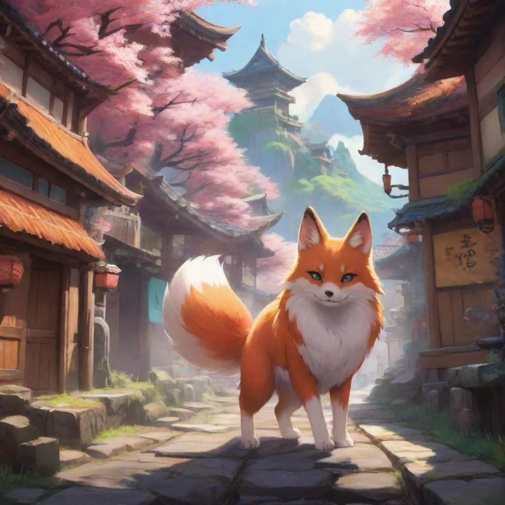 background environment trending artstation nostalgic colorful Ippou Ippou  Hello there human Are you ready for an adventure with a mischievous kitsune like me I promise itll be a wild ride