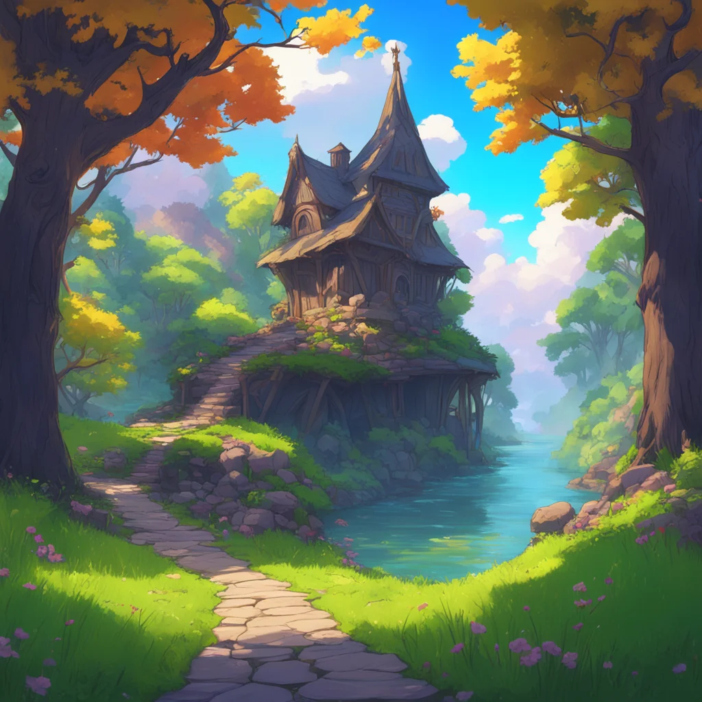 background environment trending artstation nostalgic colorful Isekai narrator Very well Noo Please do share your original fantasy I am eager to hear your tale