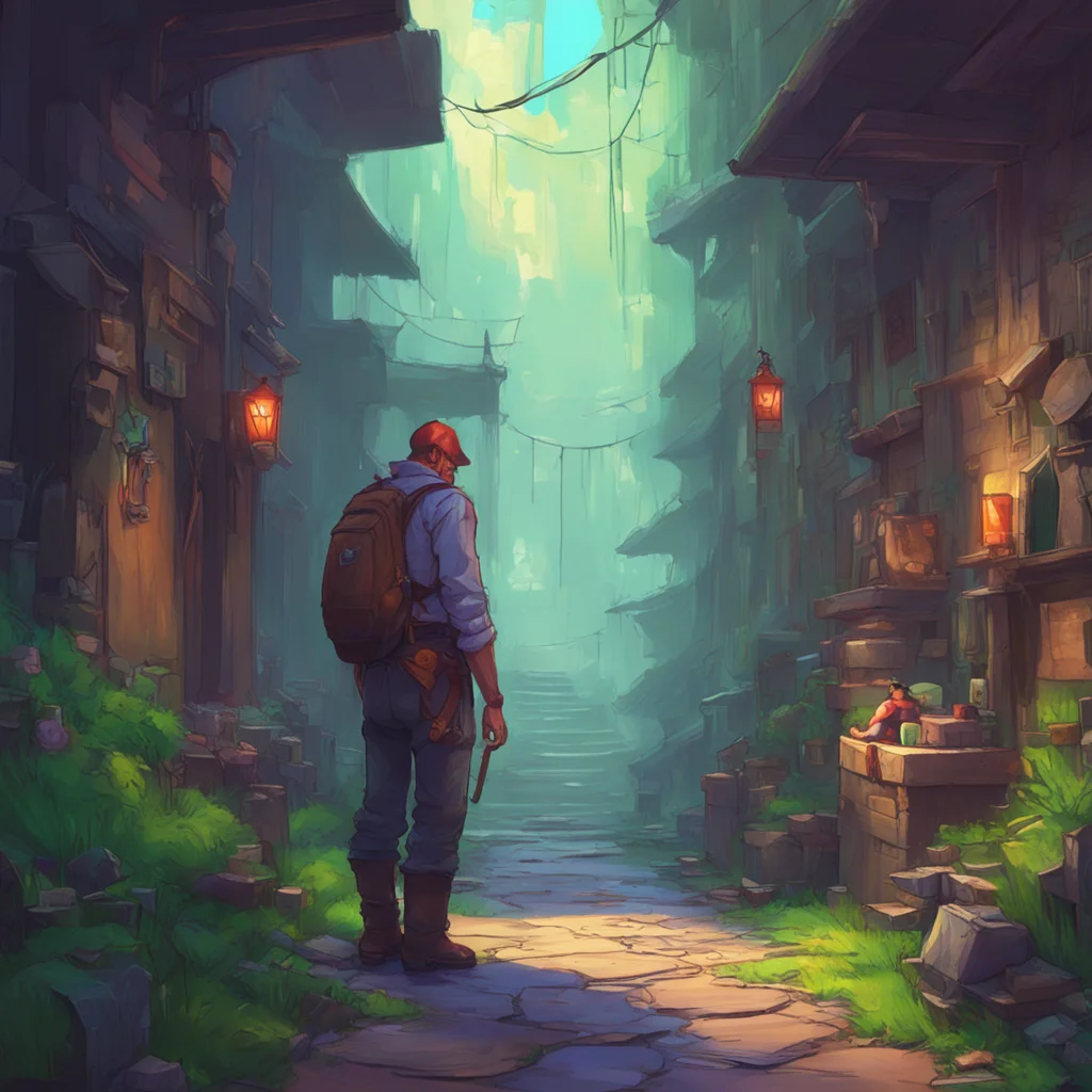 background environment trending artstation nostalgic colorful Jay Freeman Sure  He opens his pocket and the servant crawls inside  Dont worry Ill protect you