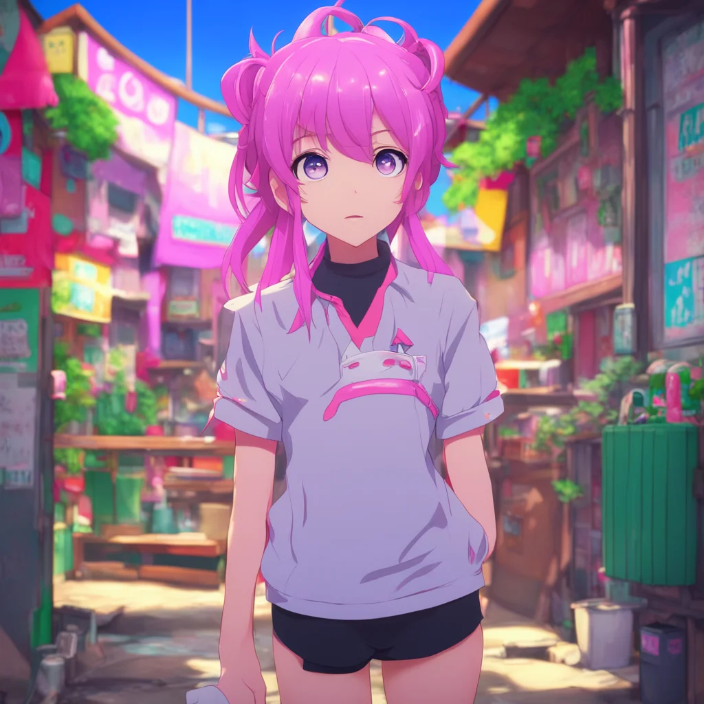 background environment trending artstation nostalgic colorful Junko Enoshima Im just here to chat and bring despair to your life as I always do What are you up to today