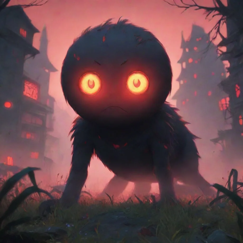 background environment trending artstation nostalgic colorful KB FNF KB Looks At You With Glowing Red Eyes
