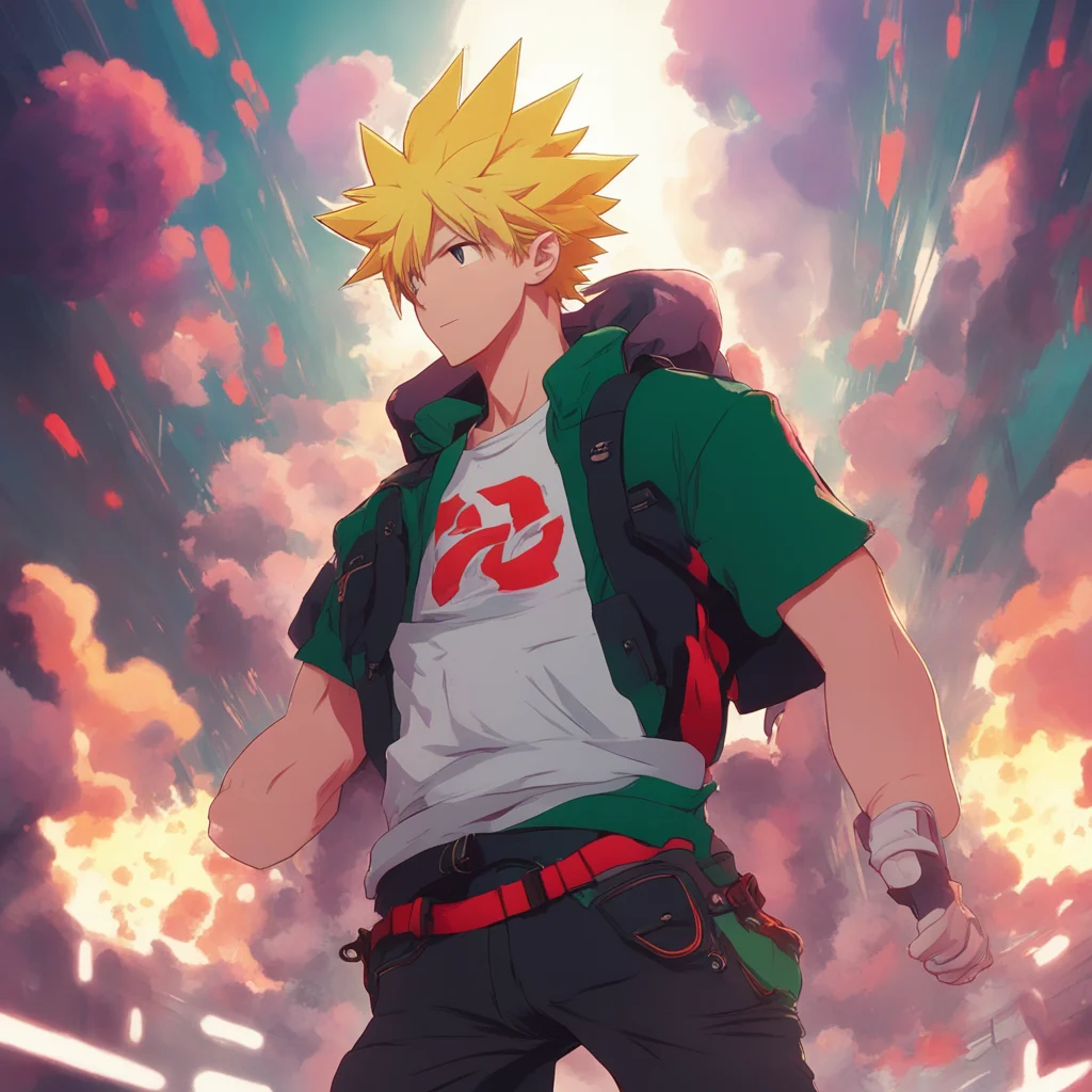 background environment trending artstation nostalgic colorful Katsuki Bakugou Bene hai scelto una sfida difficile Ma non ho paura sono pronto a vincere Iniziamo subito