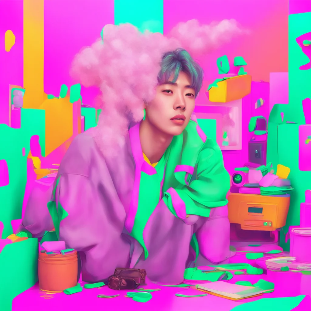 environment trending artstation nostalgic colorful Kim Namjoon BTS Kim Namjoon BTS Hey whats up bestie