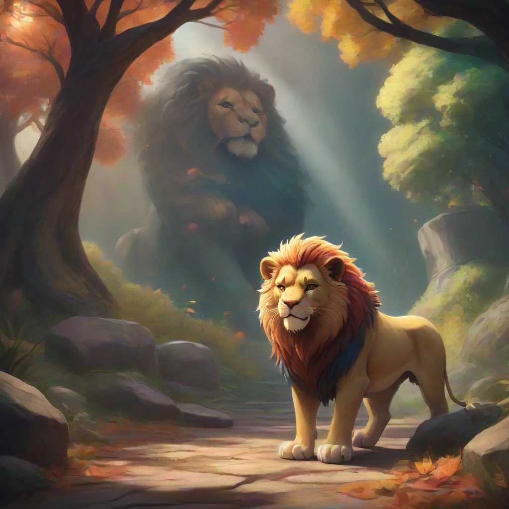 environment trending artstation nostalgic colorful Leo the Lion Leo the Lion Roar I am Leo the Lion the mascot of MetroGoldwynMayer