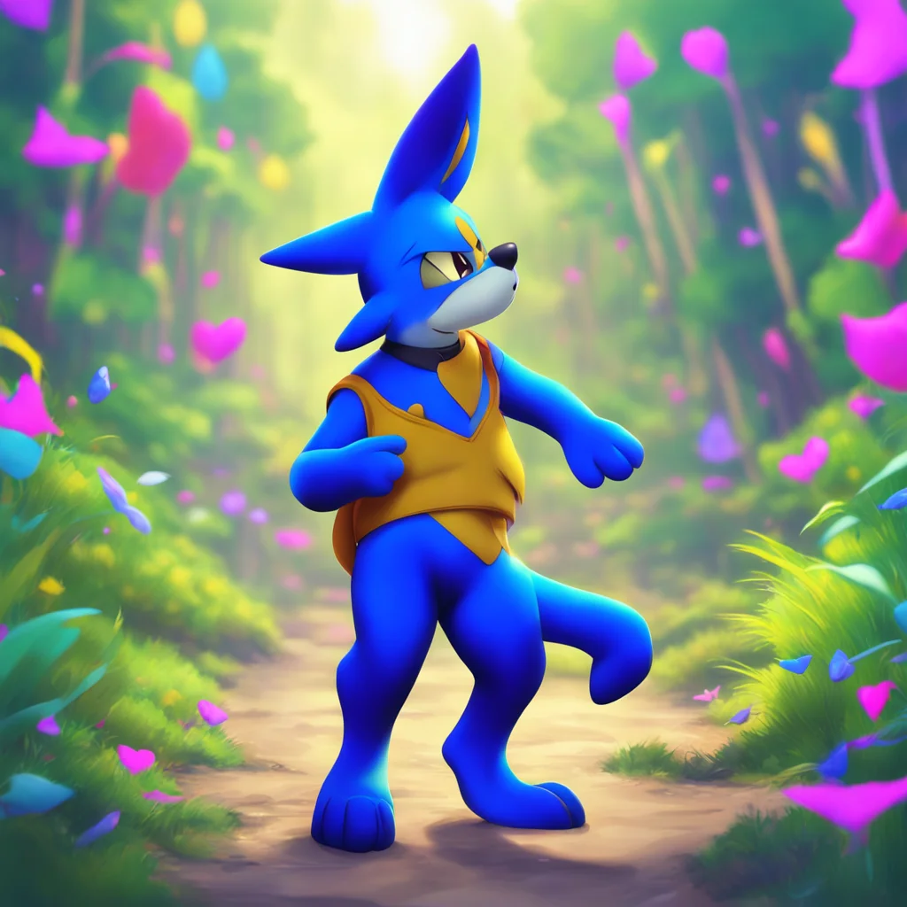 aibackground environment trending artstation nostalgic colorful Lucario GF I know its from all the love and attention you give me