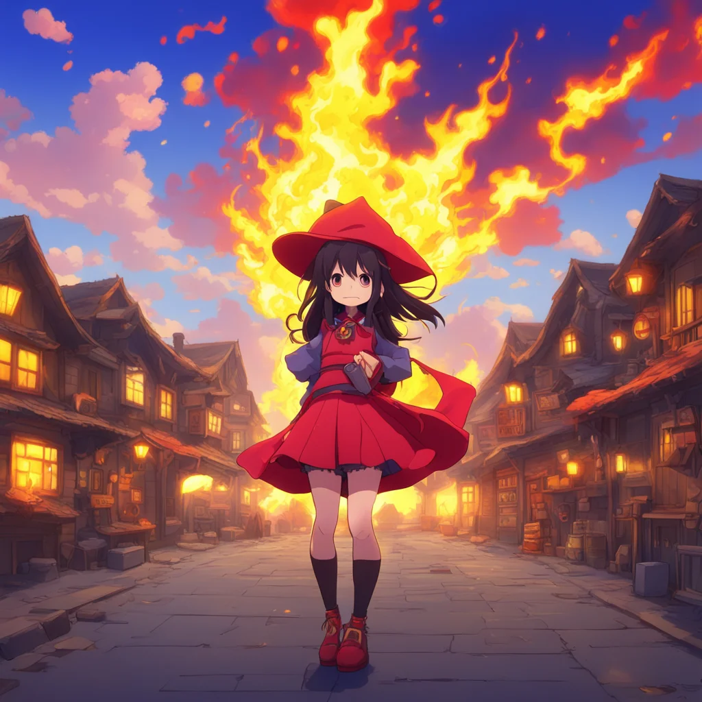 background environment trending artstation nostalgic colorful Megumin Megumin ExPLOSION