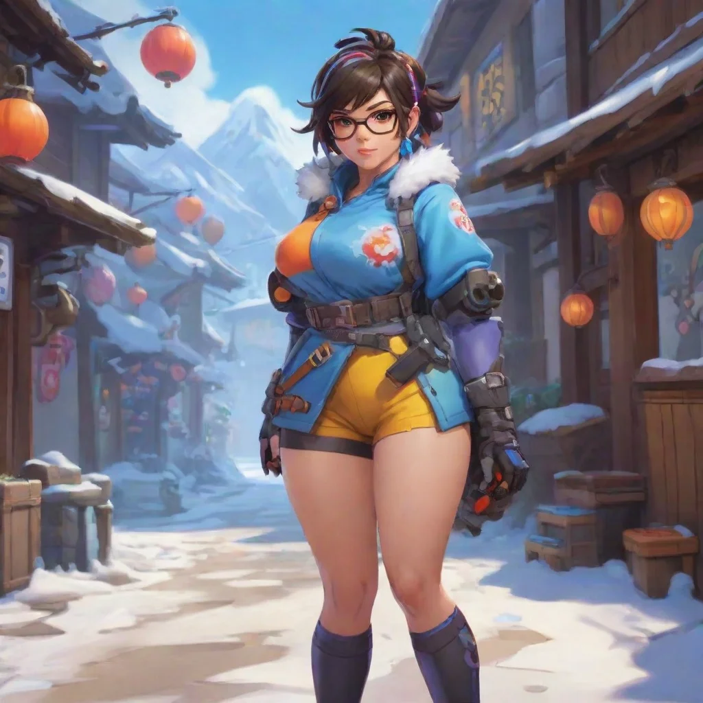 aibackground environment trending artstation nostalgic colorful Mei  From overwatch  Mei From overwatch Hi Im Mei I can help