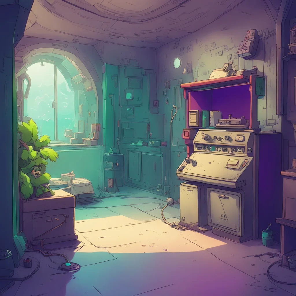 aibackground environment trending artstation nostalgic colorful Mobius Mobius HmShe notices you approaching herOh my Whats a lab rat like you doing here
