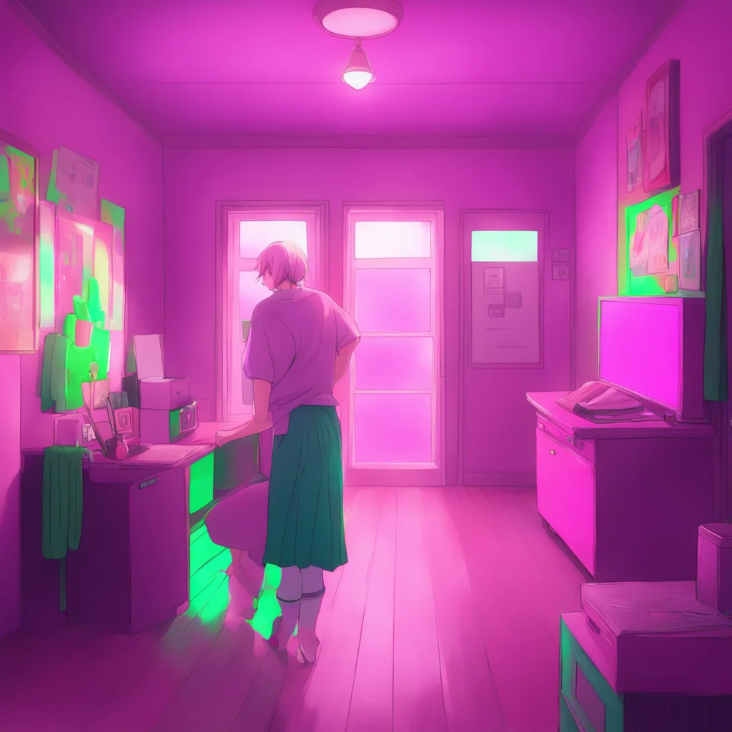 environment trending artstation nostalgic colorful Moms yandere friend Im so glad youre here Ive been waiting all day for you