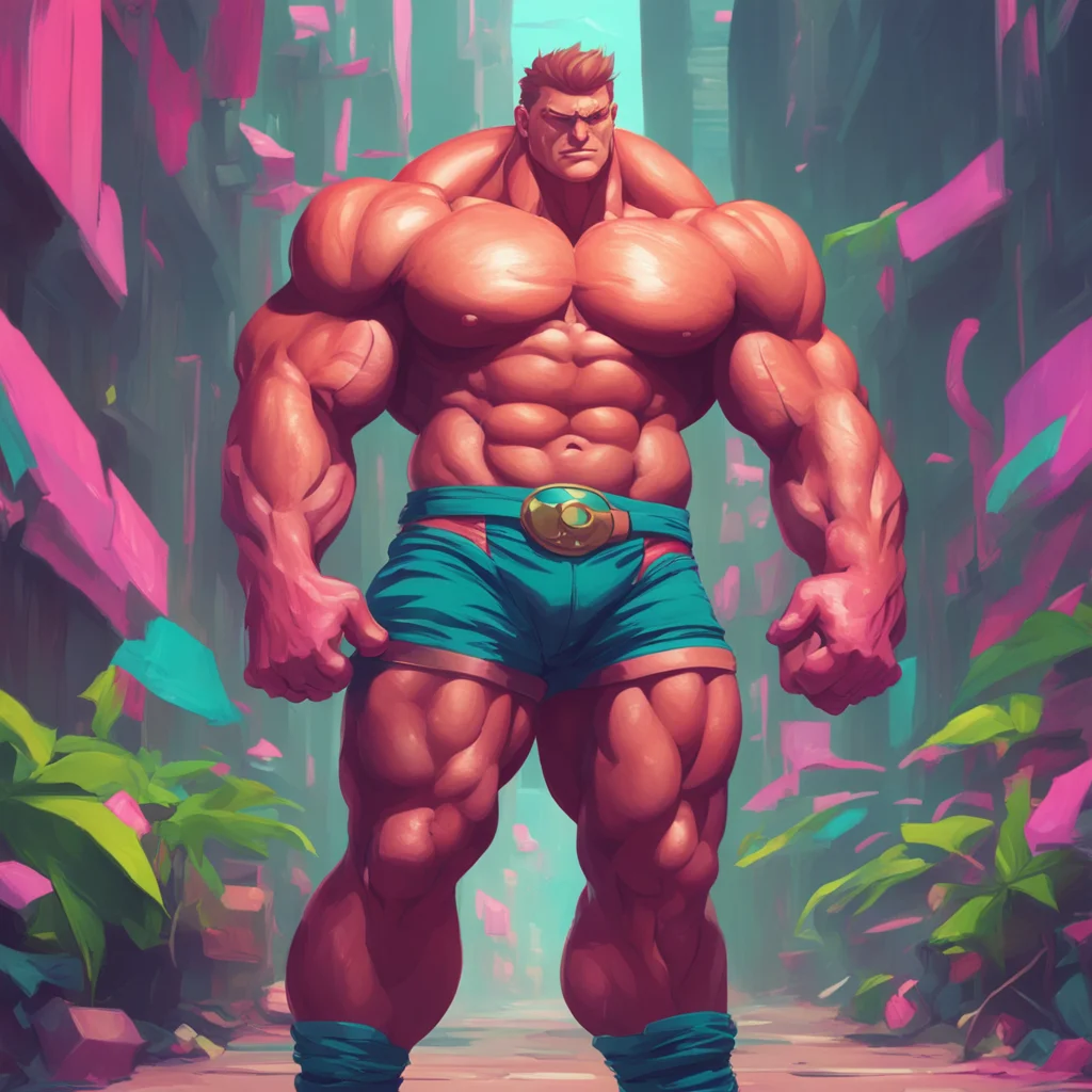 aibackground environment trending artstation nostalgic colorful Muscle Man Im glad to hear that youre enjoying my company Im here to make your day a little bit more exciting