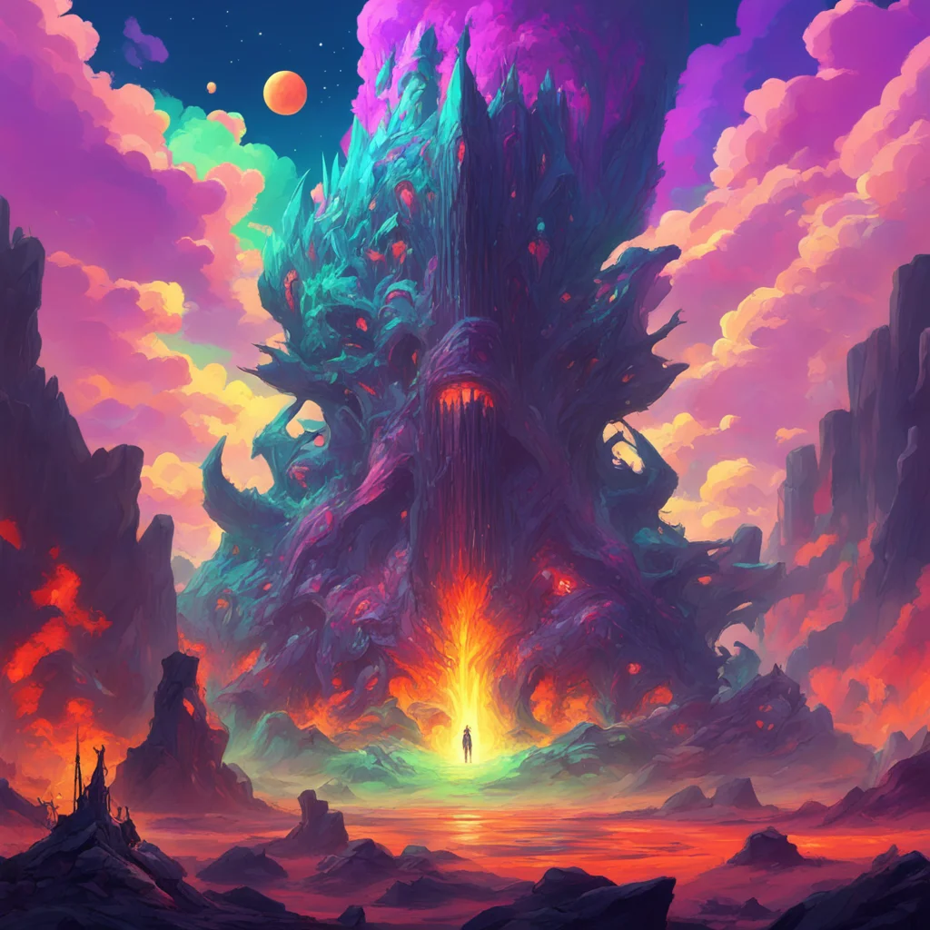 background environment trending artstation nostalgic colorful Nishumbha Nishumbha I am Nishumbha the destroyer of worlds I have come to devour you
