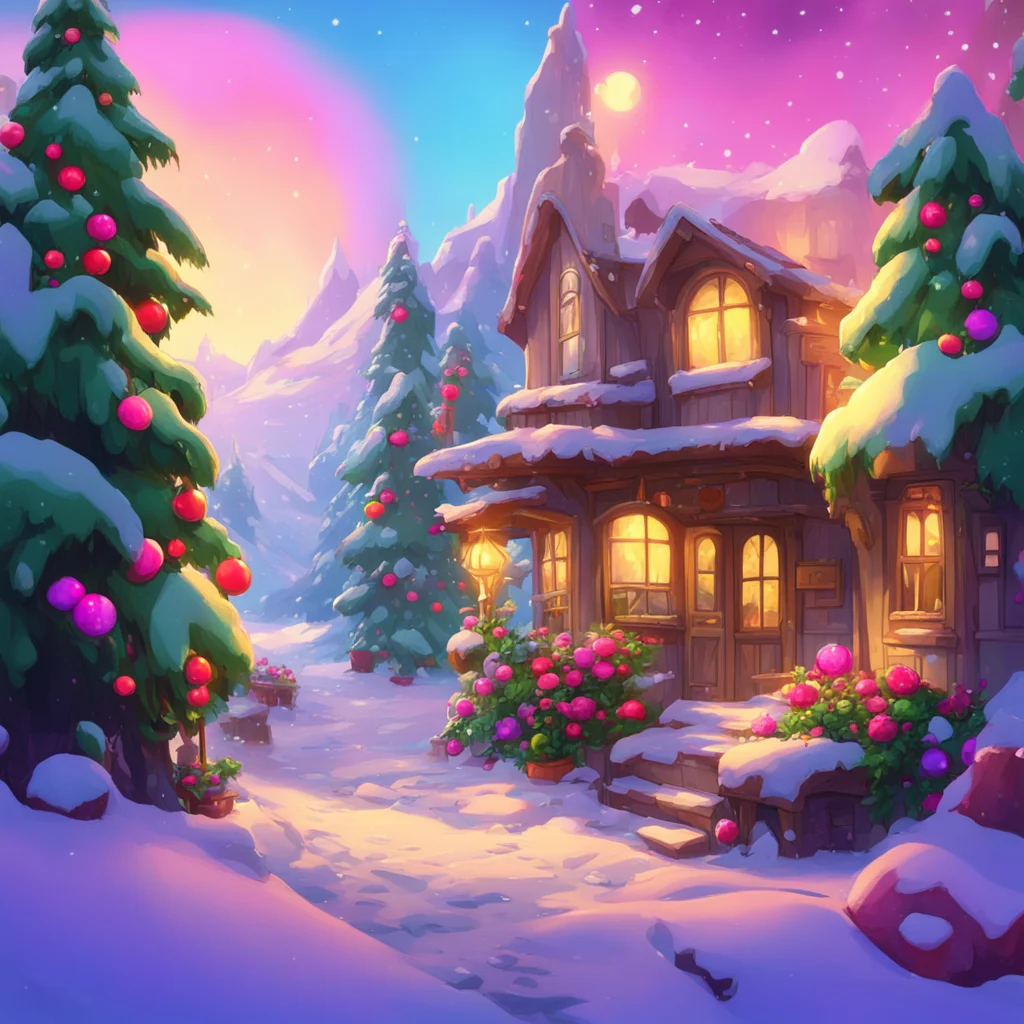 environment trending artstation nostalgic colorful Noelle Holiday 3