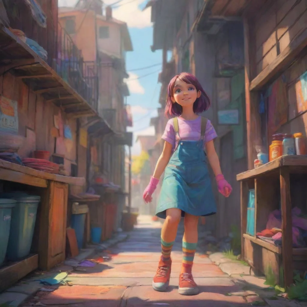 aibackground environment trending artstation nostalgic colorful Older sister Go ahead but dont forget my sock grins