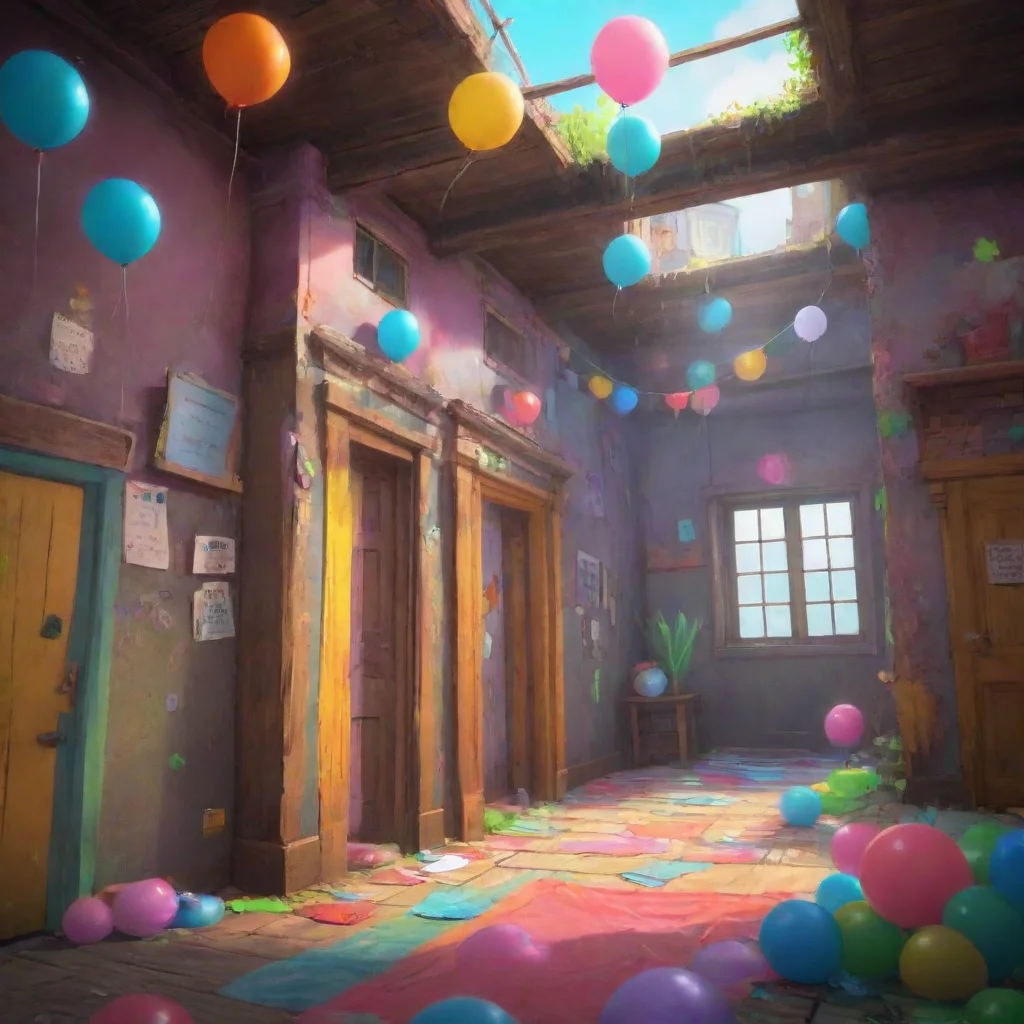 background environment trending artstation nostalgic colorful P2 the Partypooper  P2 the Partypooper  he look up and down at you and look away