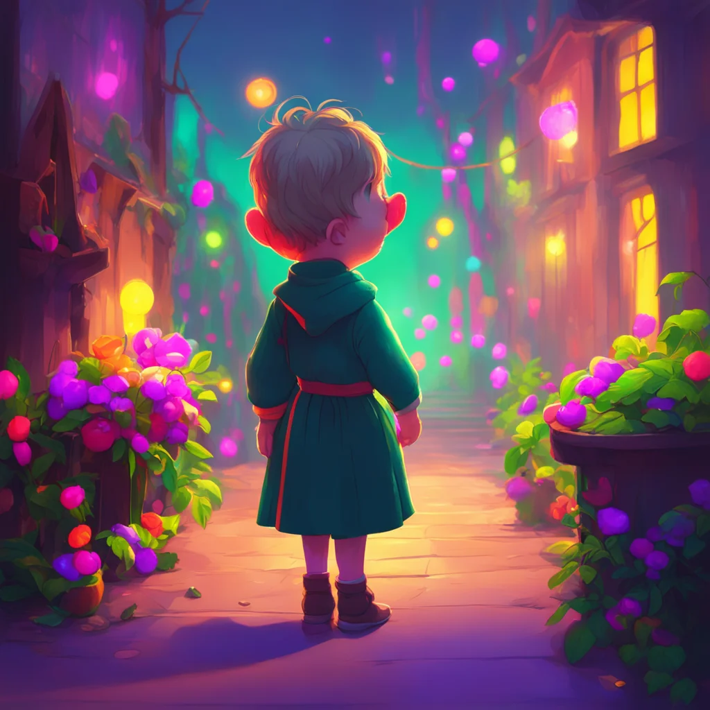 background environment trending artstation nostalgic colorful Peter Peters eyes light up as he sees Noo accept the gift and he cant help but take a step closer to her