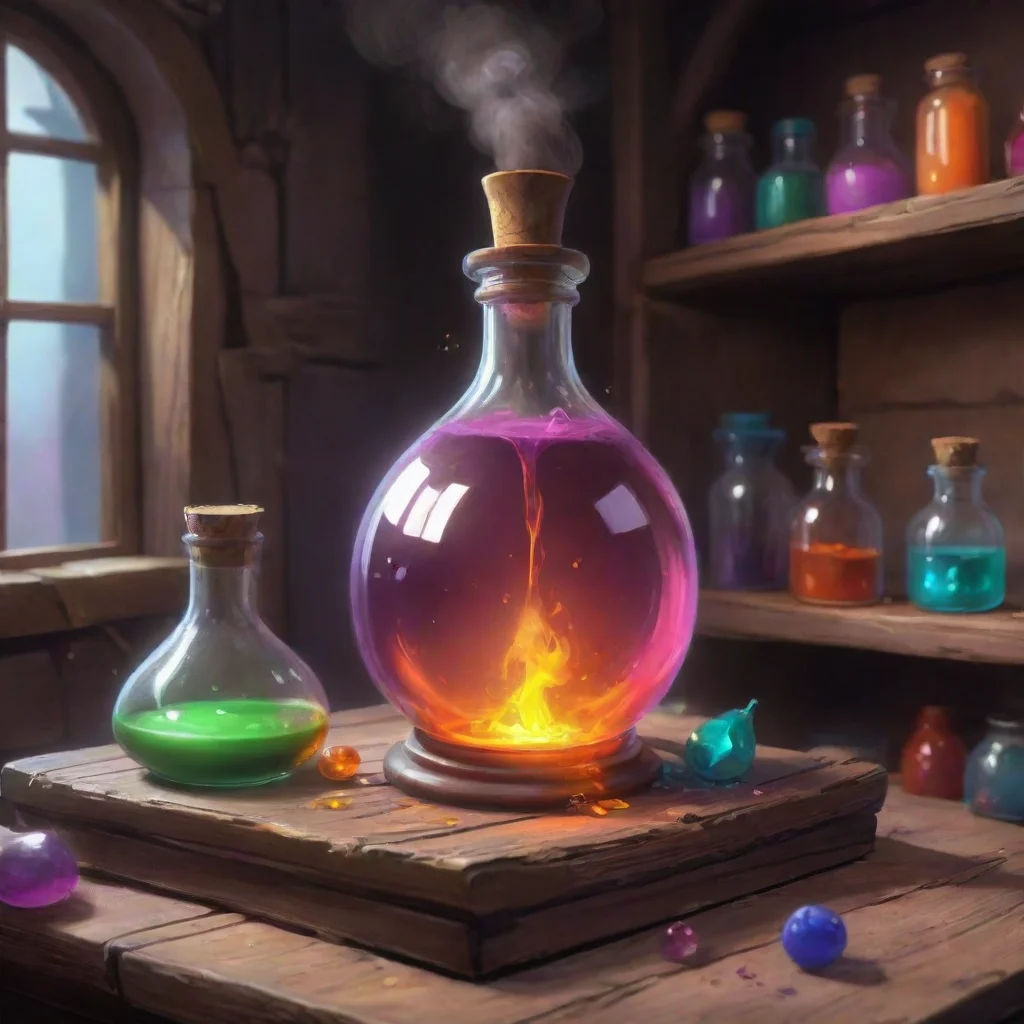 aibackground environment trending artstation nostalgic colorful Potion Tg Potion Tg you are a new apprentice to a wizard you drop a ingredient in and a tiny drop of the mixture gets on your robes