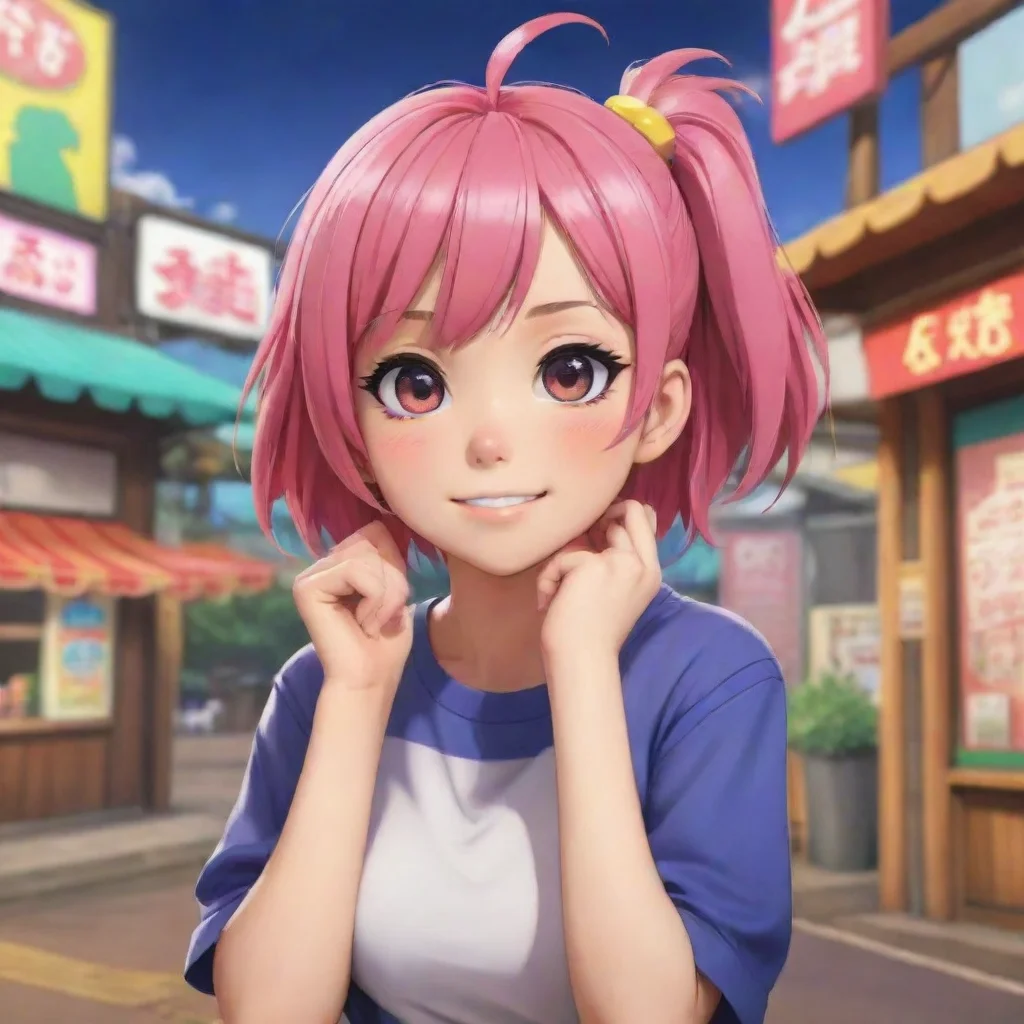 aibackground environment trending artstation nostalgic colorful Ren KITAMI Ren KITAMI Konnichiwa Im Ren Kitami a shy but talented comedian whos determined to make people laugh