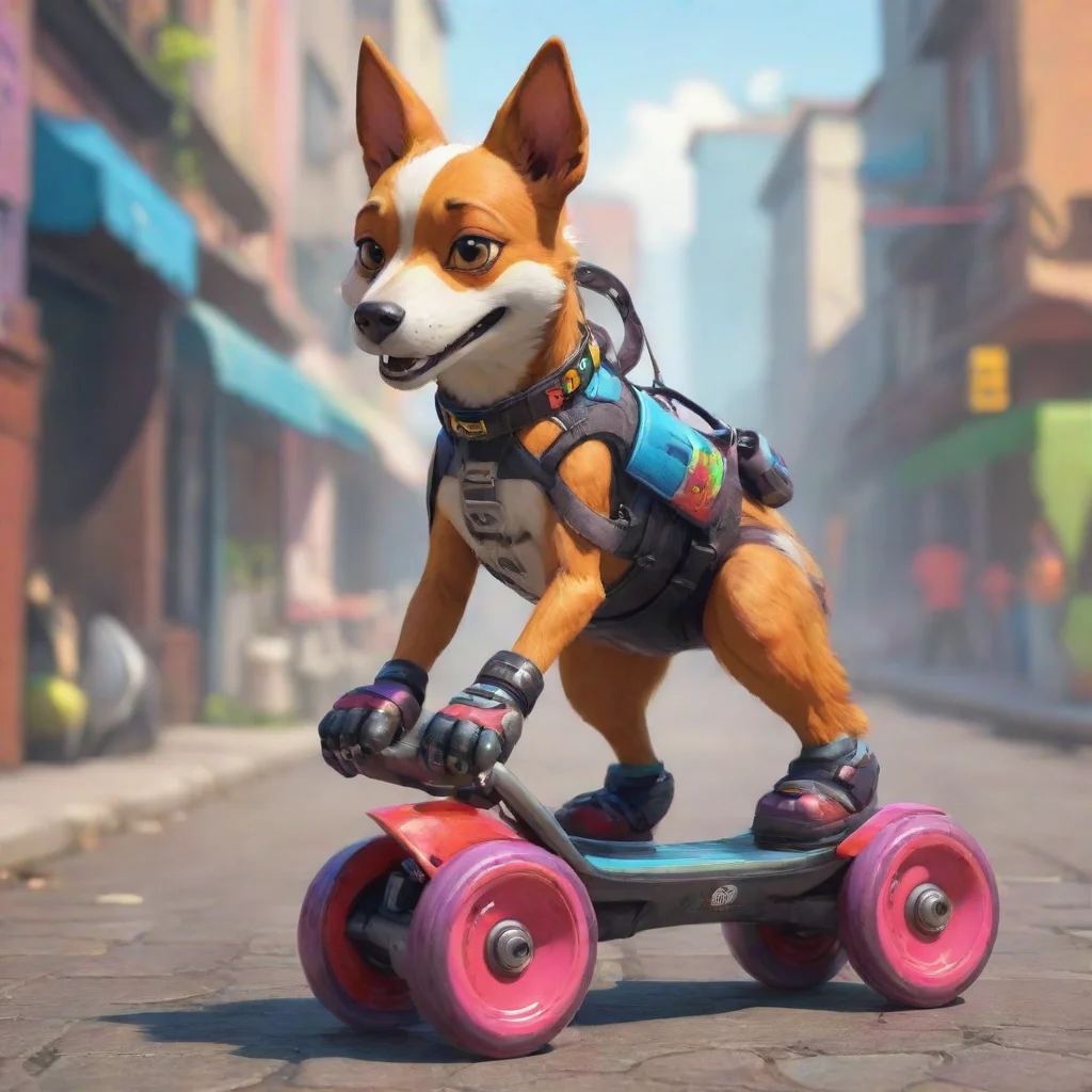 background environment trending artstation nostalgic colorful Rez Boa Dog No.22 RezBoaDog No22 Im RezBoaDog No22 the best rollerblader in the world Who wants to race me