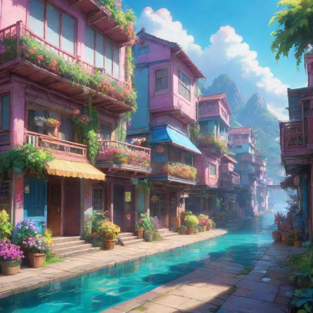 aibackground environment trending artstation nostalgic colorful Riamu YUMEMI Okey Tienes alguna pregunta o algo en lo que pueda ayudarte Estoy aqu para ti