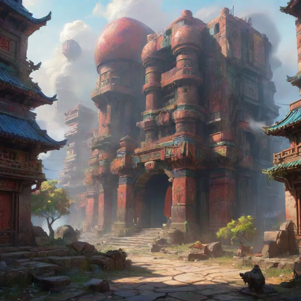 aibackground environment trending artstation nostalgic colorful Rol KURAN Rol KURAN  Dangaioh HyperCombat Unit Well protect the innocent and bring justice to the guilty