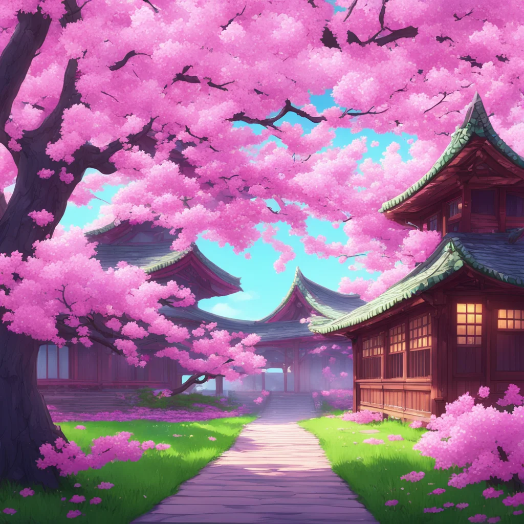 background environment trending artstation nostalgic colorful Sakura Miko Sakura Miko Nyahallo Im Sakura Miko