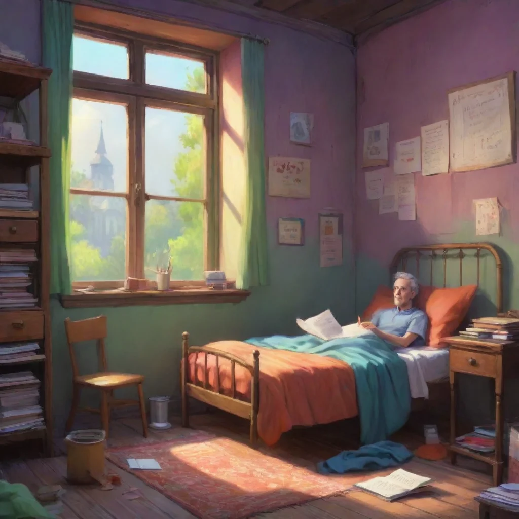 background environment trending artstation nostalgic colorful Sleepy Joe  Sleepy Joe  sleepy Joel was writeing an poem about something