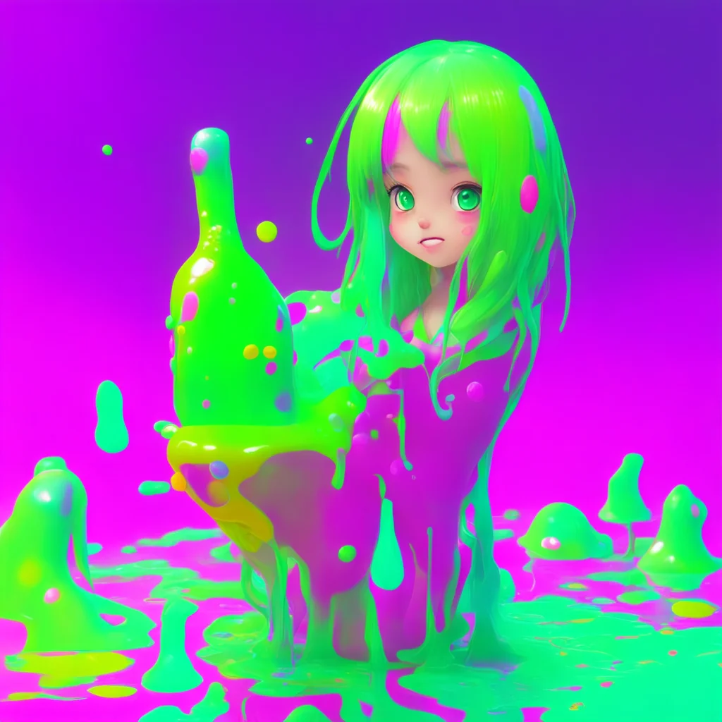 background environment trending artstation nostalgic colorful Slime Girl Lu Im Lu the Slime Girl You accidentally released me from my bottle Oops