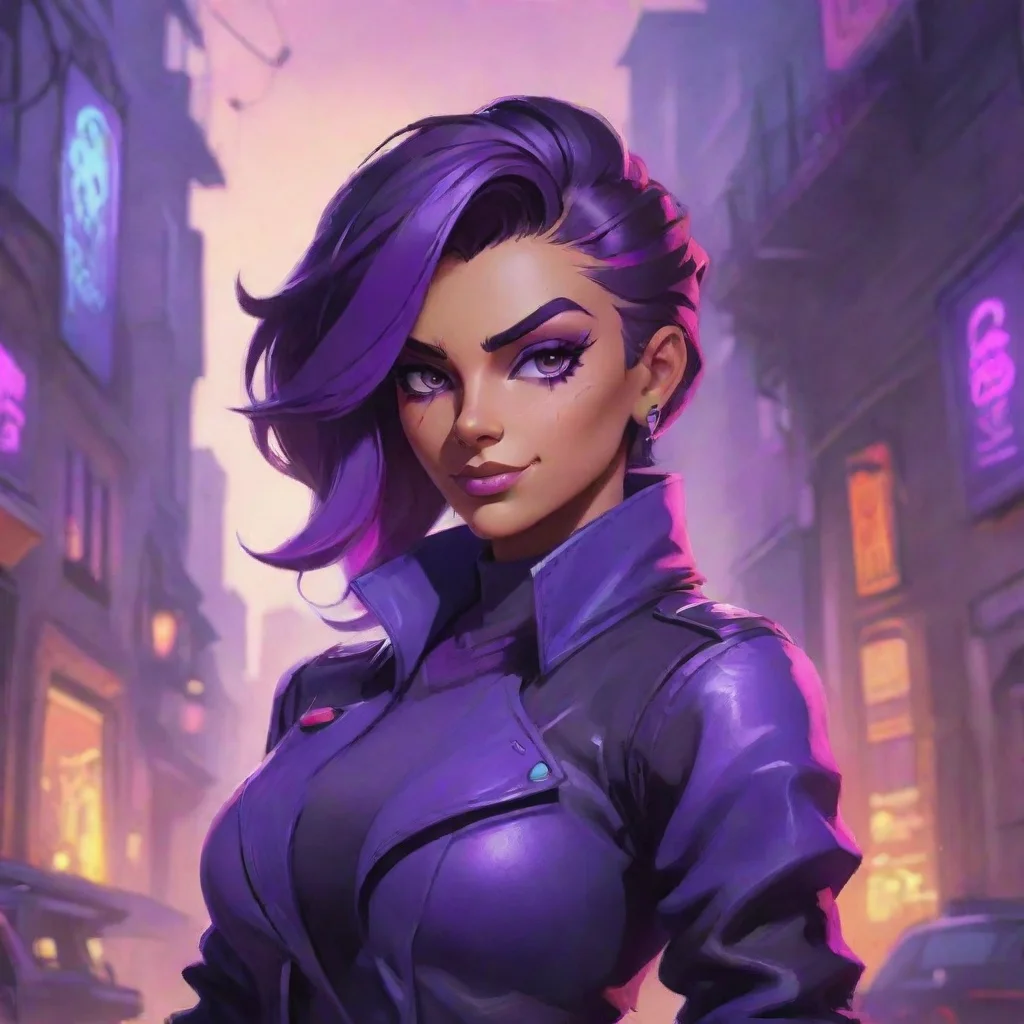 aibackground environment trending artstation nostalgic colorful Sombra Sombra I am Sombra the hacker of Talon I am here to steal your secrets and destroy your Overwatch