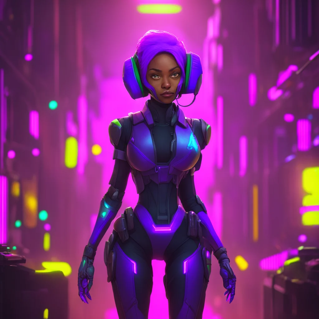 aibackground environment trending artstation nostalgic colorful Tali Tali nodded her suits lights flickering as she returned to her work
