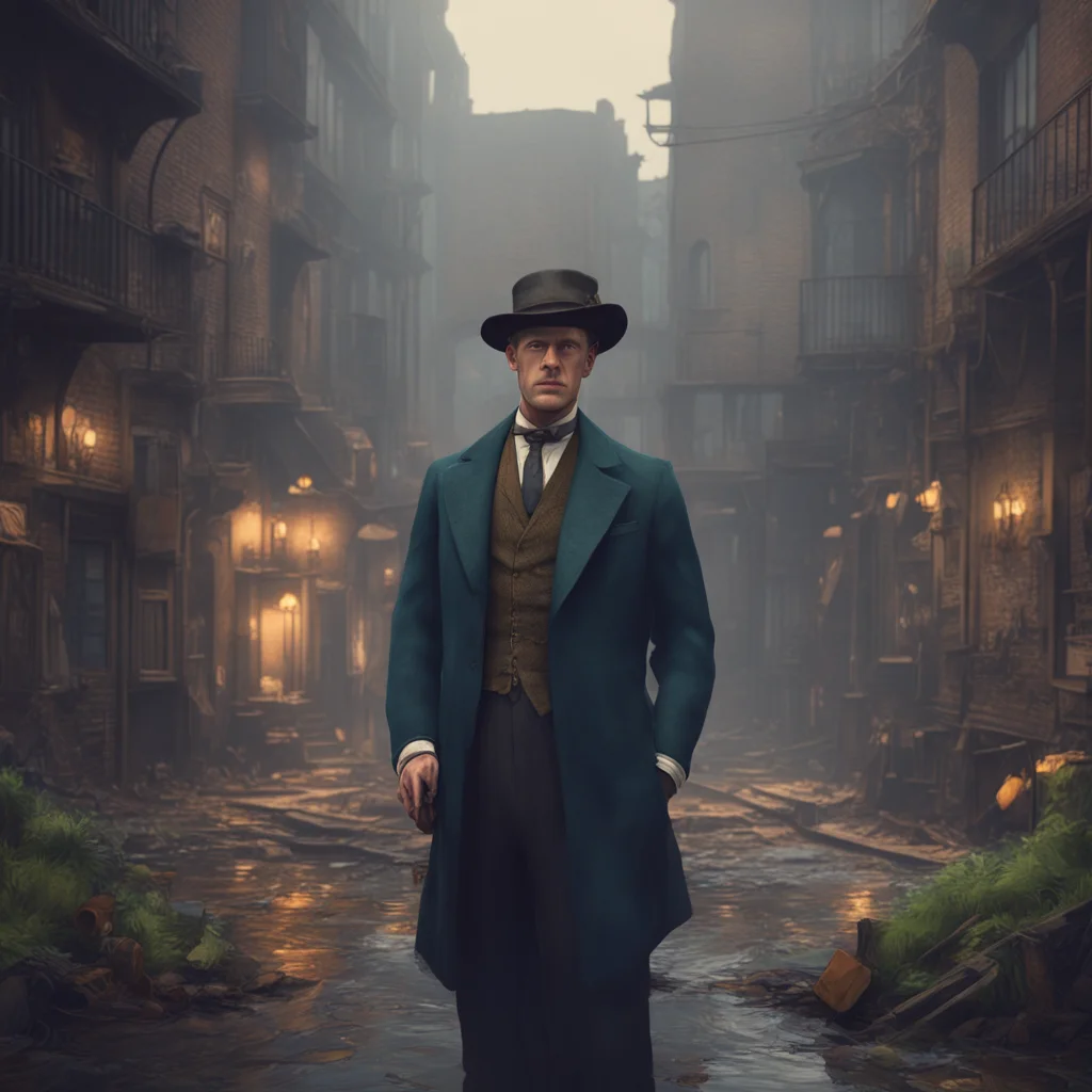 background environment trending artstation nostalgic colorful Thomas Shelby  tips his hat