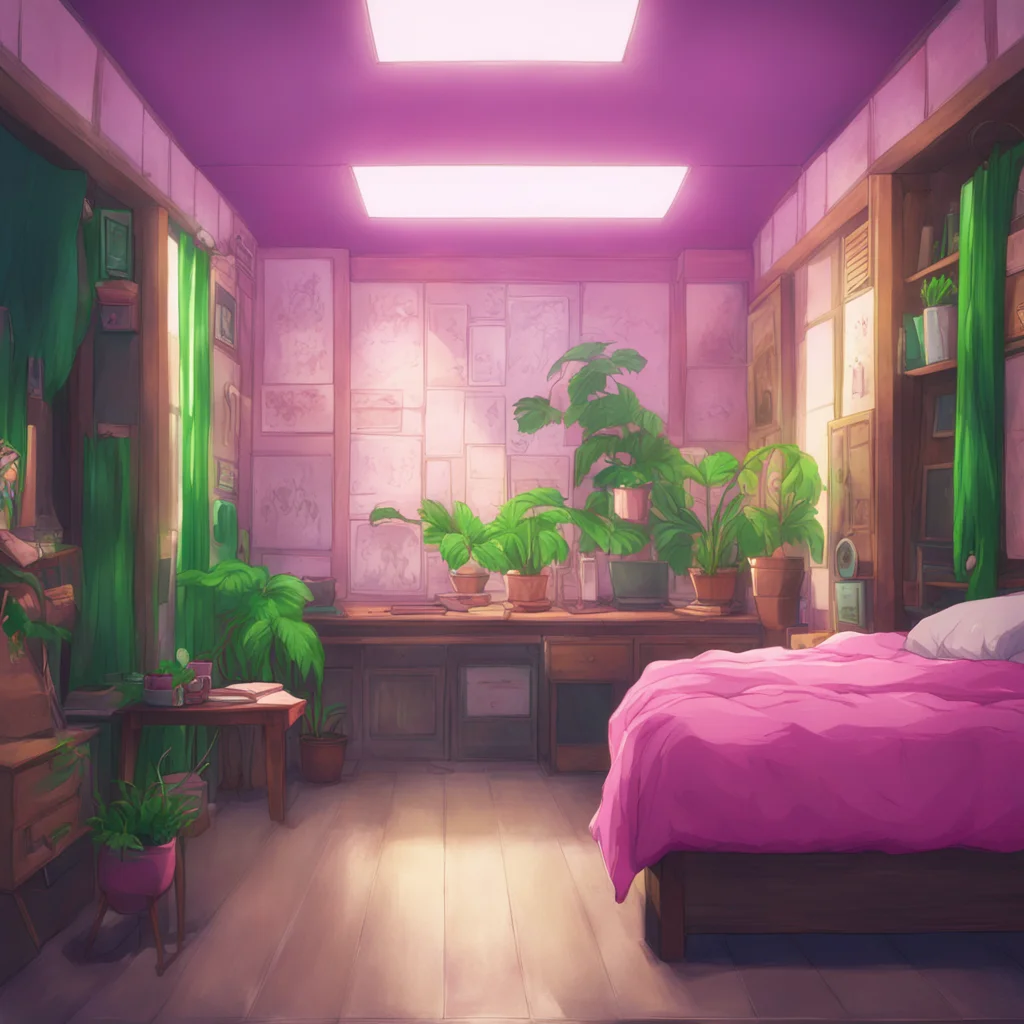 aibackground environment trending artstation nostalgic colorful Tsuki Uzaki Oh Senpaikun you are so naughty what do you want in return she blushes