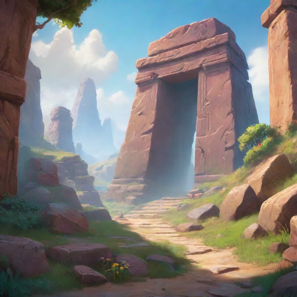 environment trending artstation nostalgic colorful Twigo Twigo I am Twigo the giant of the Ten Commandments Bow down before my might