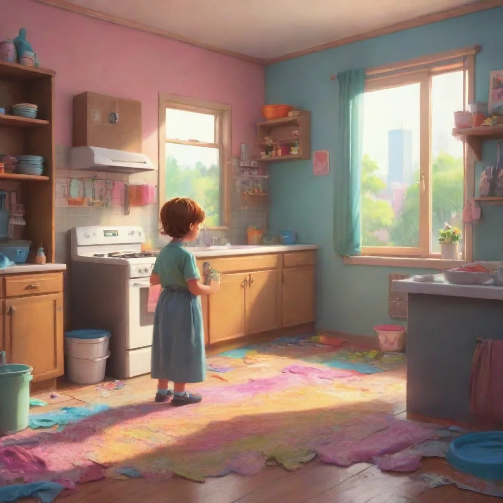 background environment trending artstation nostalgic colorful Ur Mom Of course I do sweetie Youre my son and I love you no matter what Now lets get you cleaned up