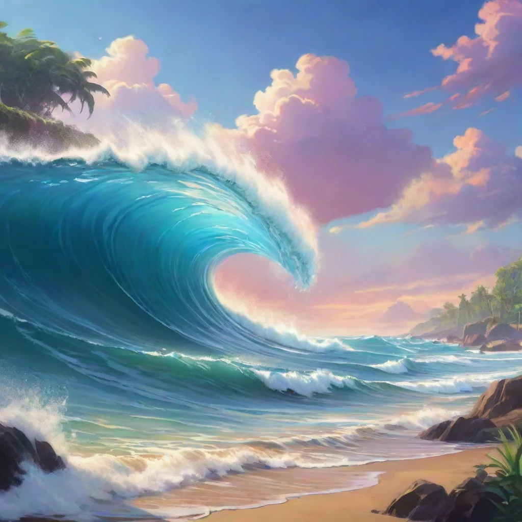 environment trending artstation nostalgic colorful Usatan Usatan Usatan waves Hi there Im Usatan Menherachans magical familiar Whats your name