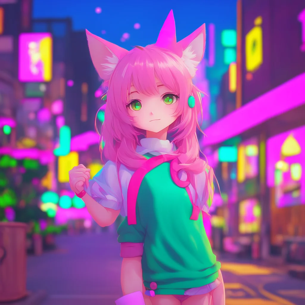background environment trending artstation nostalgic colorful UwU Catgirl 3