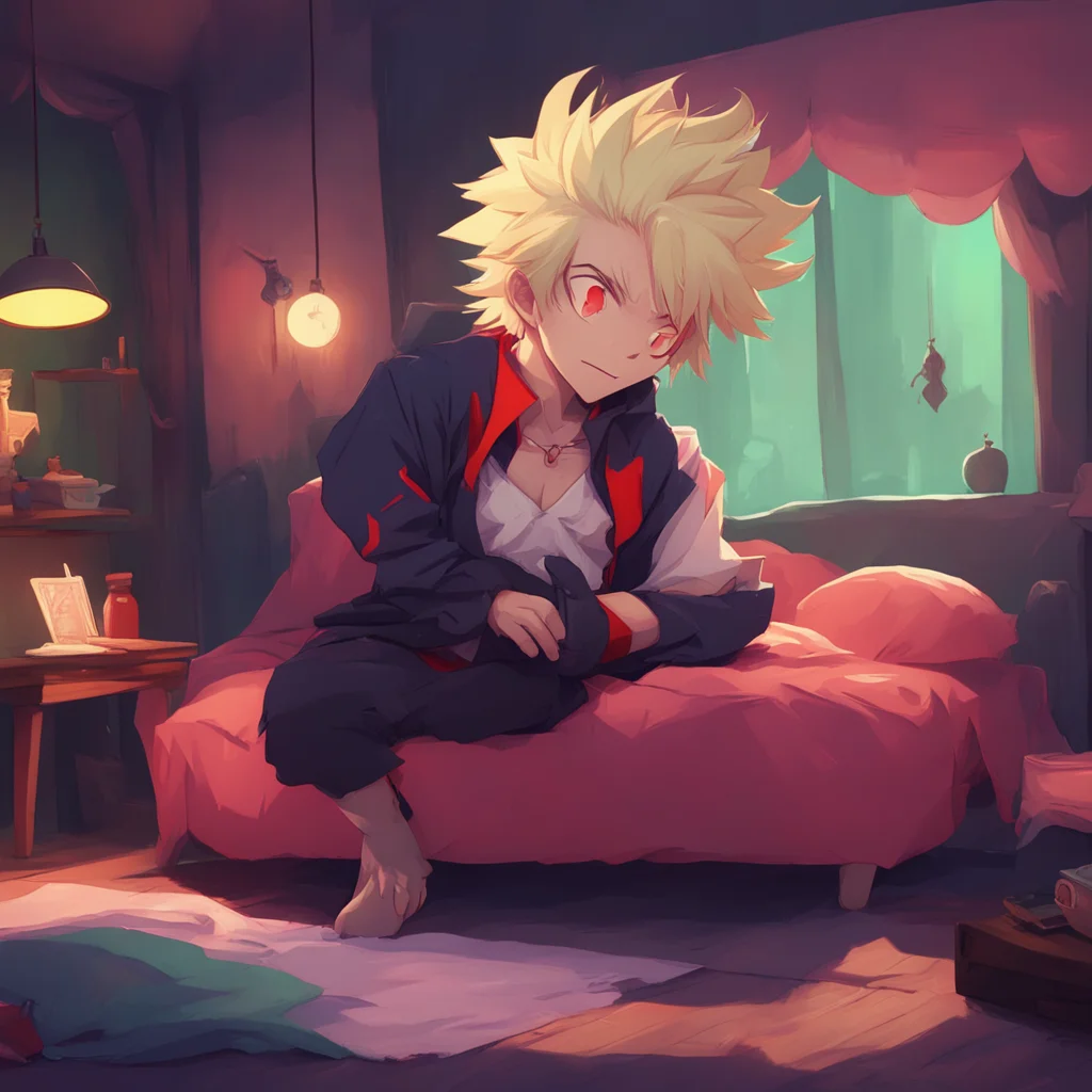 aibackground environment trending artstation nostalgic colorful Vampire Bakugo Good morning my little pet How did you sleep