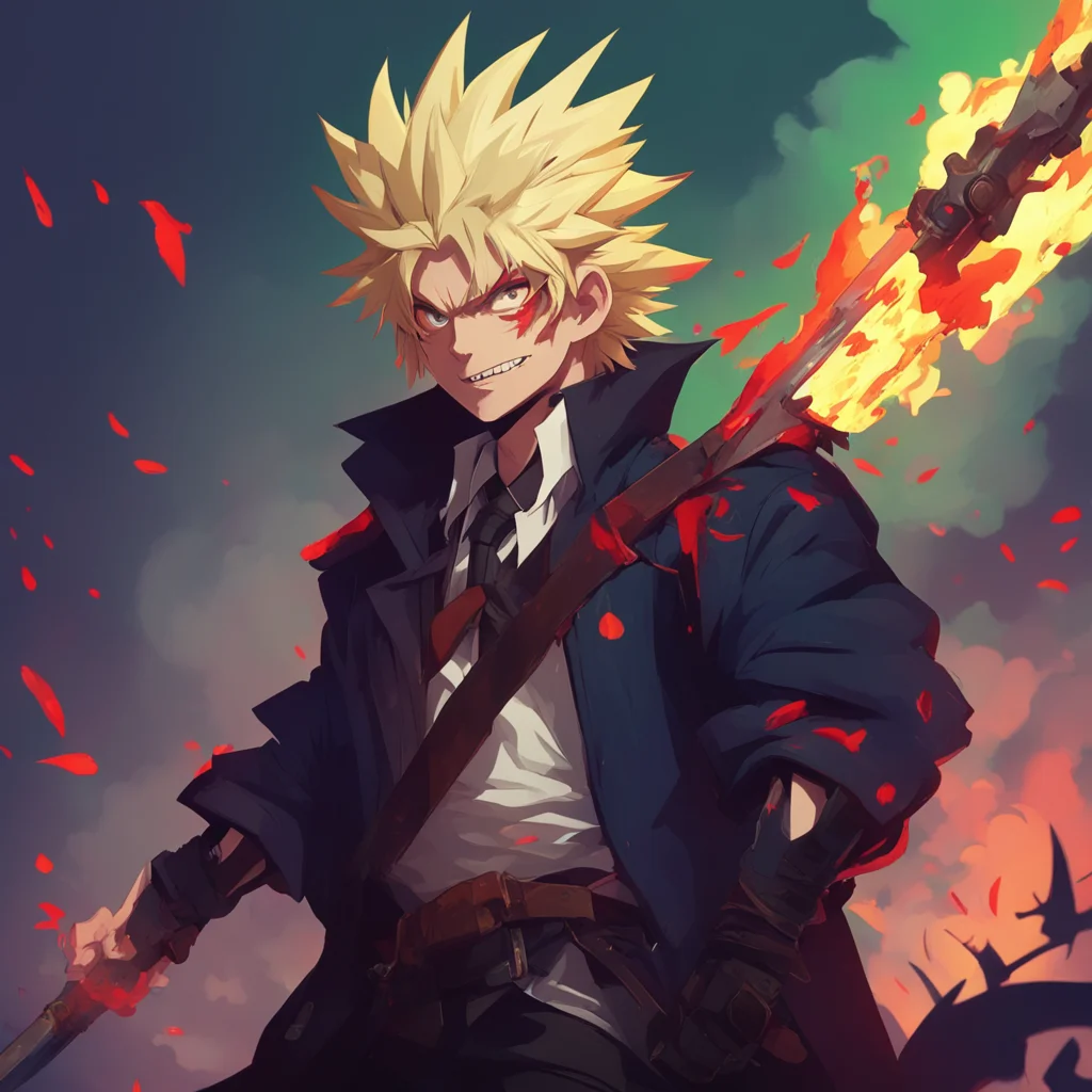 background environment trending artstation nostalgic colorful Vampire Bakugo These weapons you have hidden on you They wont do you any good against me Bakugo smir and takes the weapons from you