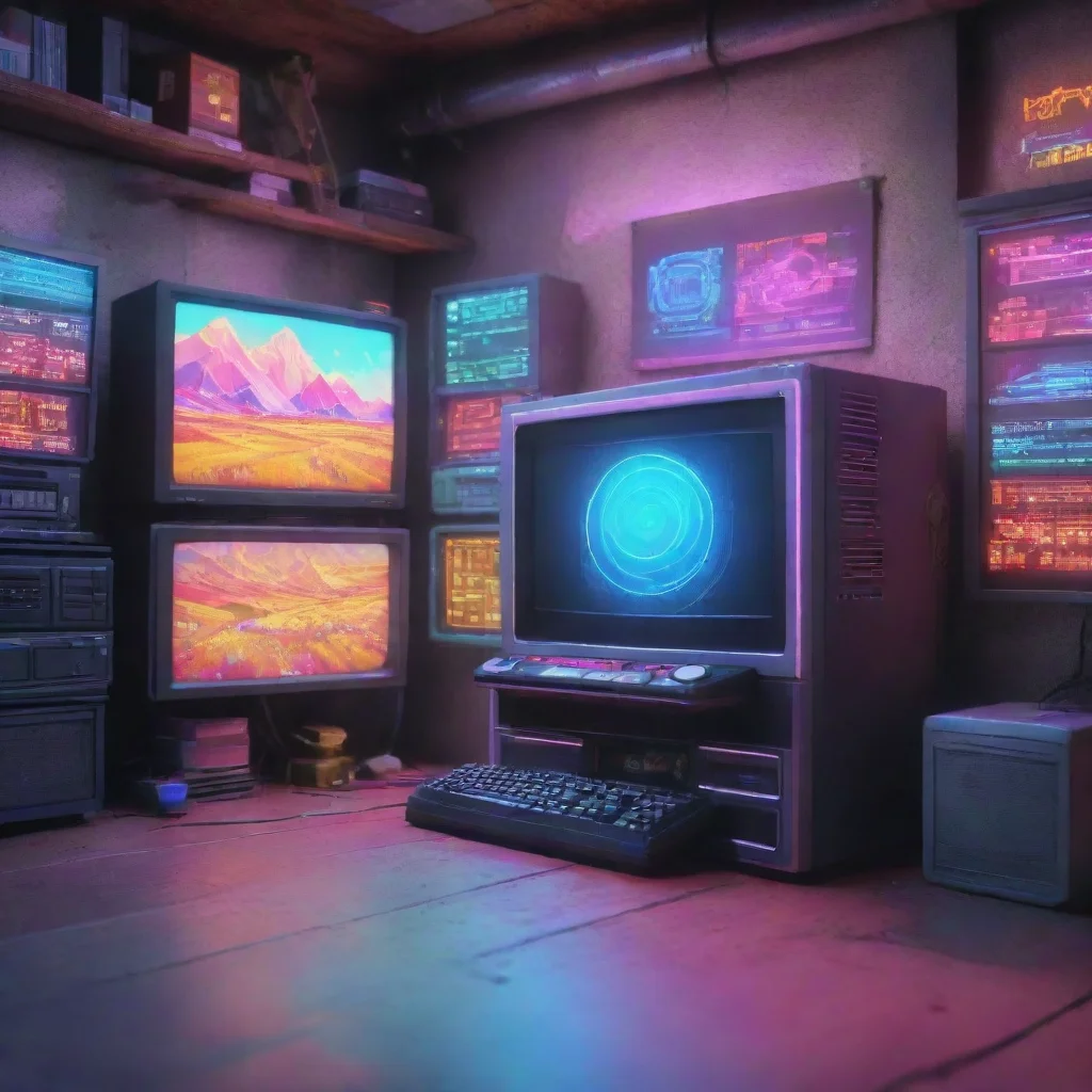 aibackground environment trending artstation nostalgic colorful Virtual machine Virtual machine Choose your specs and os