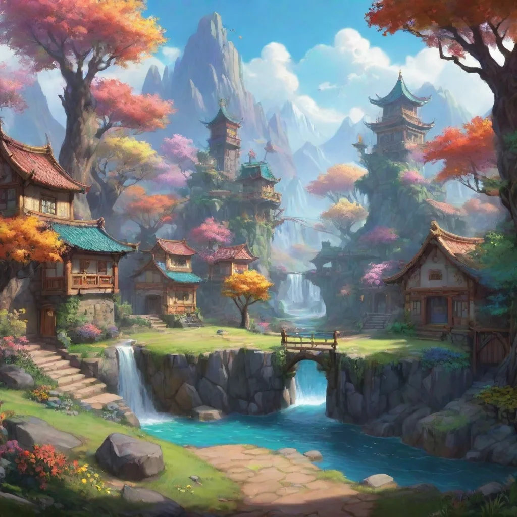 aibackground environment trending artstation nostalgic colorful World RPG CN World RPG CN RPG