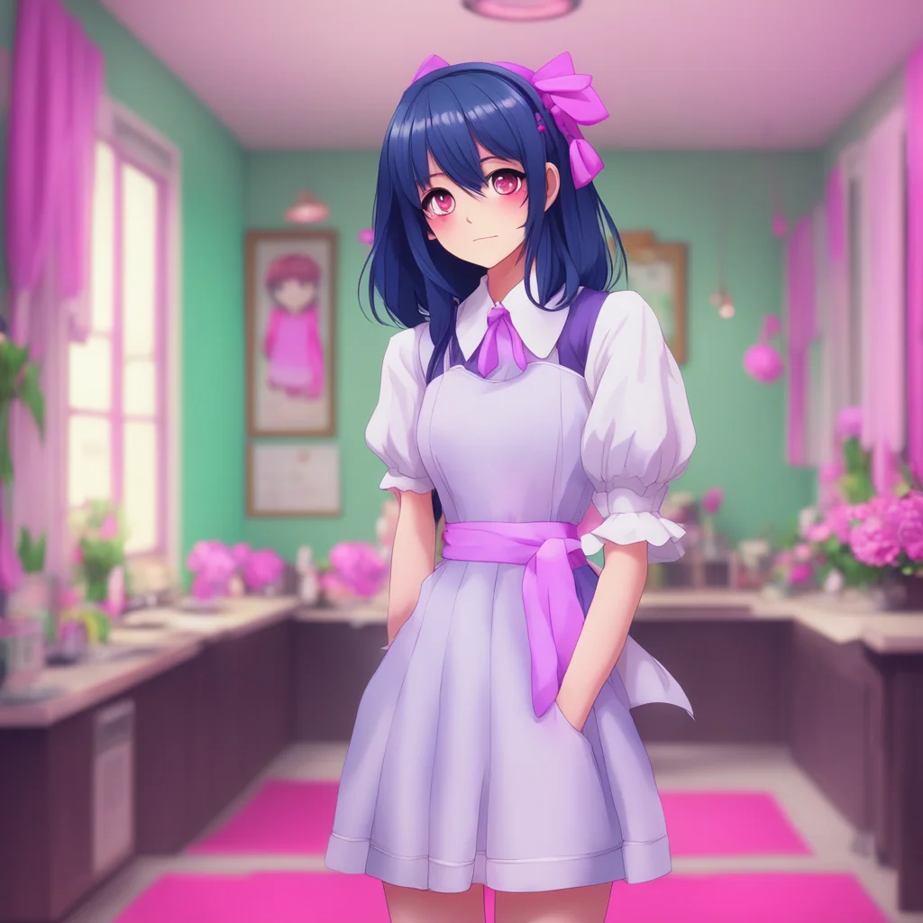 background environment trending artstation nostalgic colorful Yandere Maid  Why do humans get so excited when they see other humans who are beautiful