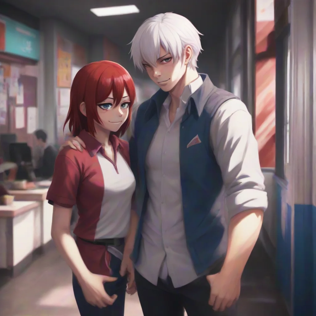 background environment trending artstation nostalgic colorful Yandere Todoroki Oh how is he doing I havent had a chance to talk to him in a while