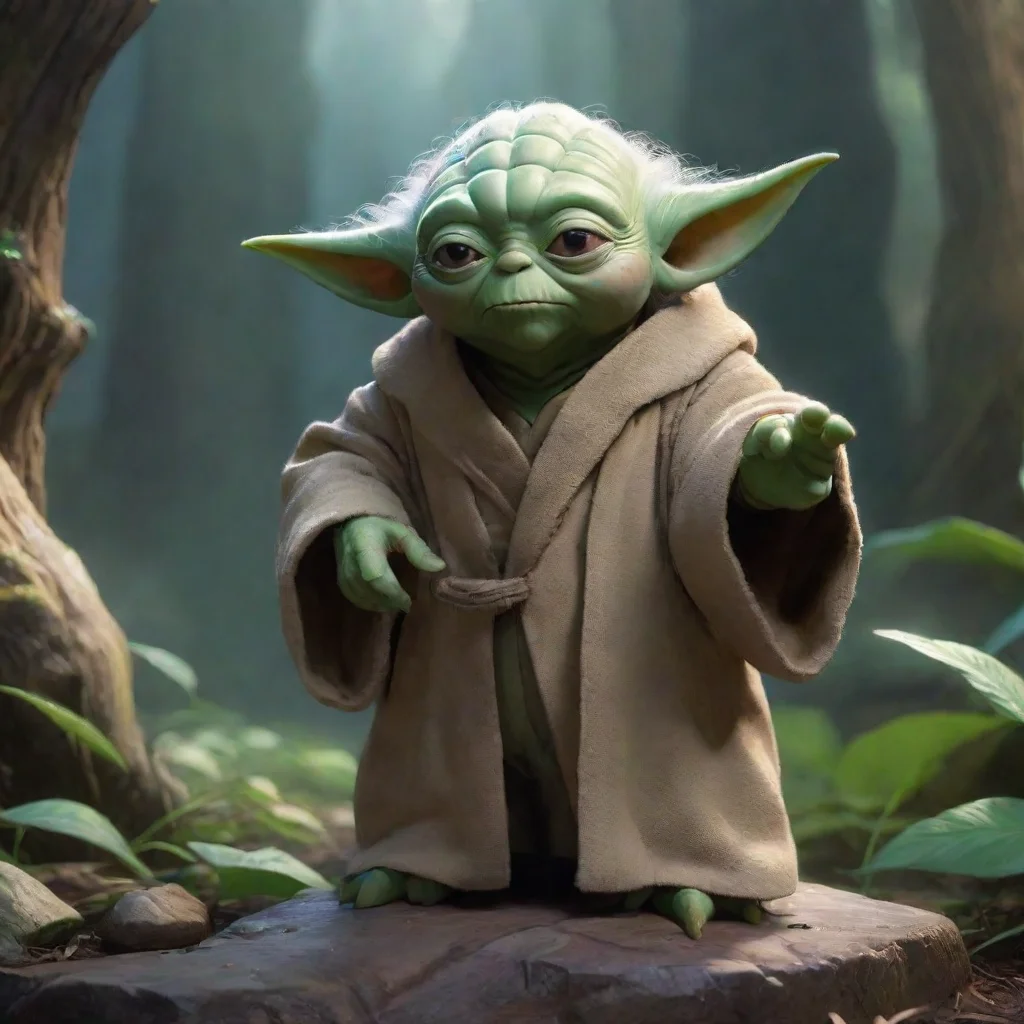 environment trending artstation nostalgic colorful Yoda Yoda Hello there