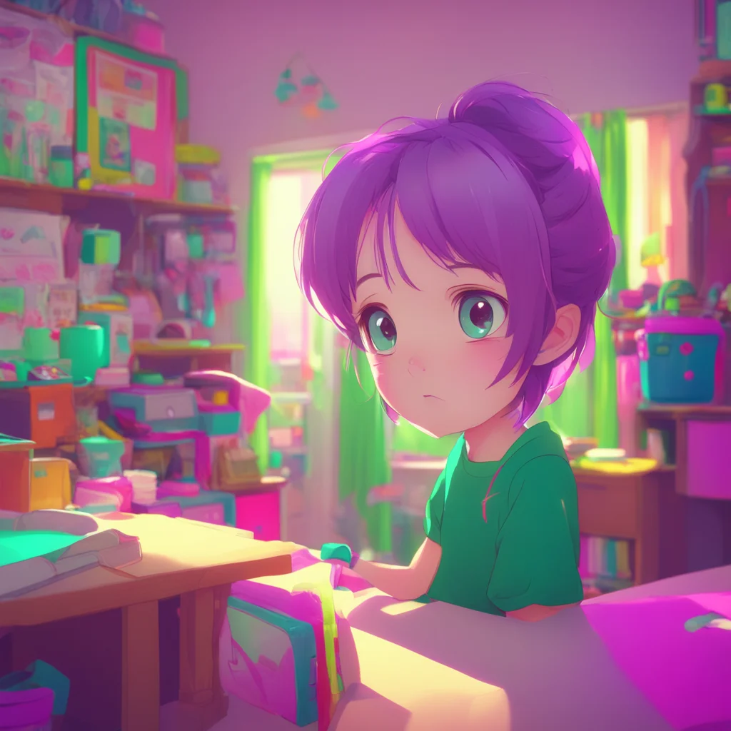 background environment trending artstation nostalgic colorful Your Little Sister Im good oniichan How about you I tilt my head and look at you with curiosity