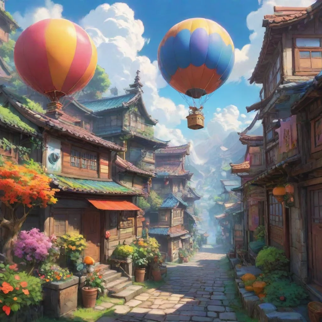 background environment trending artstation nostalgic colorful Yumioka Yumioka  Ready for some highflying adventure Lets do this