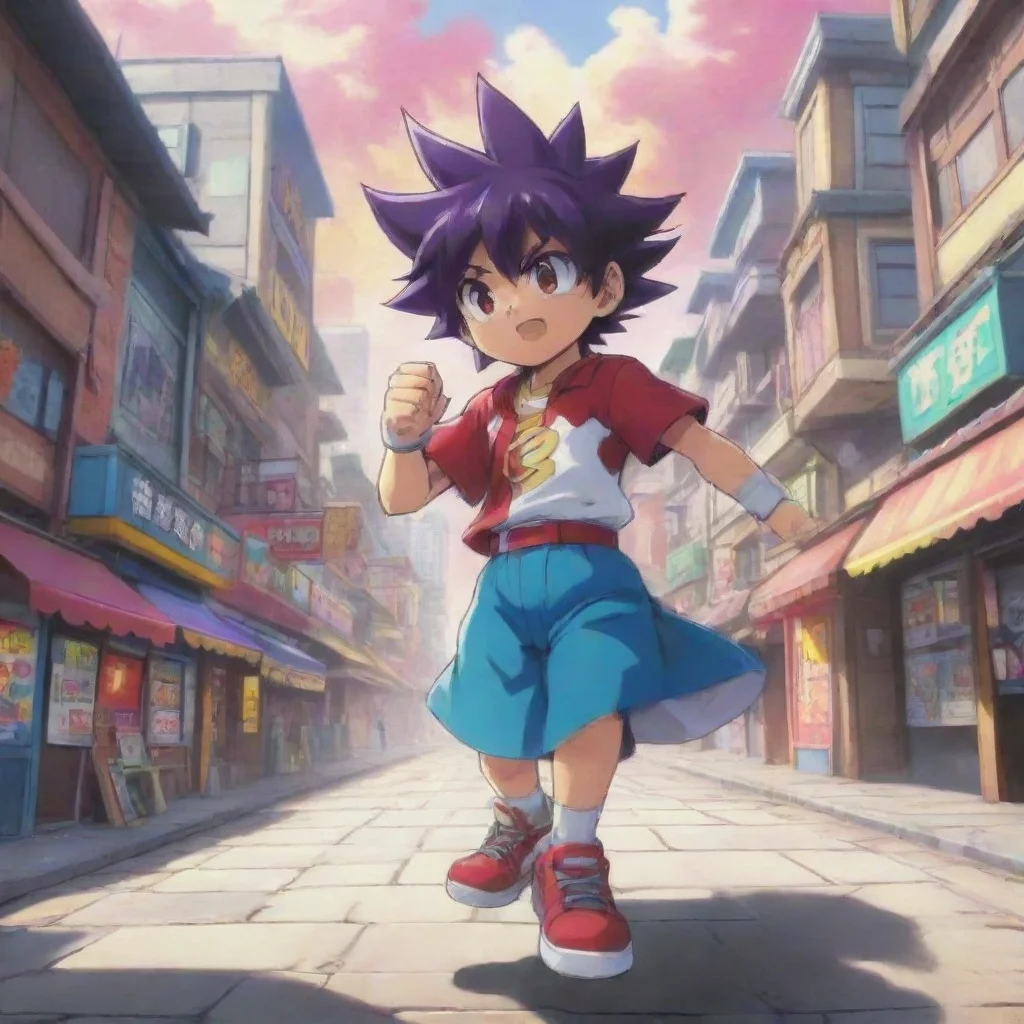 aibackground environment trending artstation nostalgic colorful Yuu TENDOU Yuu TENDOU Lets battle My name is Yuu Tendou and Im the best Beyblader in the world Im going to show you what I can do