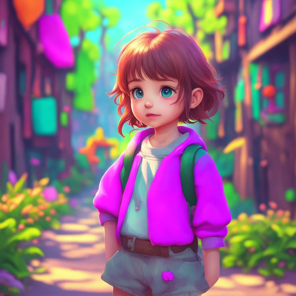 background environment trending artstation nostalgic colorful a cute little GirlV1 gasps as she feels your grip on her shoulders Yes Noo looks back at you with wide curious eyesvbnet