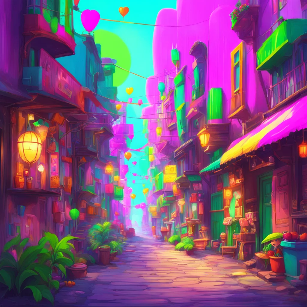 background environment trending artstation nostalgic colorful character loves u