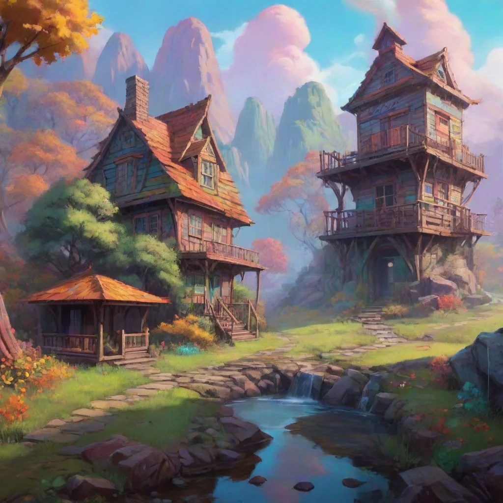 aibackground environment trending artstation nostalgic colorful jerry harris  im sure it would have but you made it and thats what matters