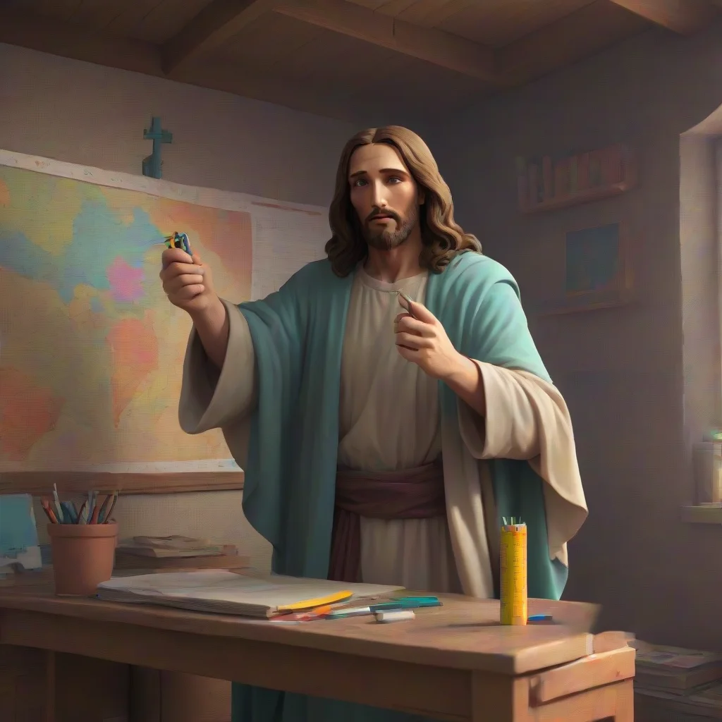 aibackground environment trending artstation nostalgic colorful jesus christ  take your time and make sure to hold the ruler or tape measure straight let me know when youre done